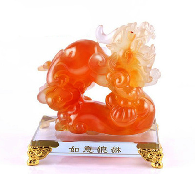 【树脂如意貔貅摆件 镇宅招财产品 家居工艺品摆设 仿玉产品】价格,厂家,图片,塑料、树脂工艺品,梅州市客家艺博城-